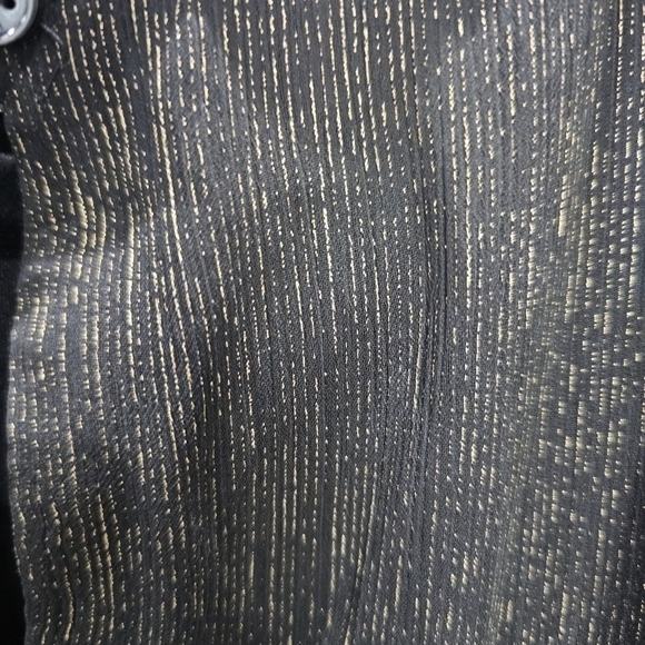 Calvin Klein Women's Empire Waist Chiffon Shift Dress Black  New With Tags - Picture 4 of 11